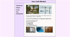 Desktop Screenshot of intro-cafe-mirakel.se