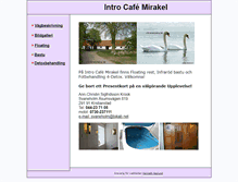 Tablet Screenshot of intro-cafe-mirakel.se